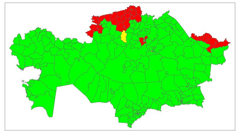 Natural Population Growth by Regions of Kazakhstan